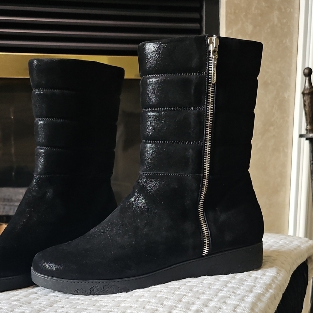 BeautiFeel Elegant Black Women's Boots Leather